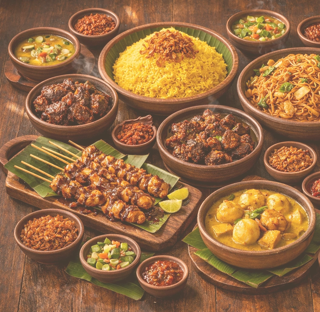 Authentiek Indisch Buffet met diverse gerechten